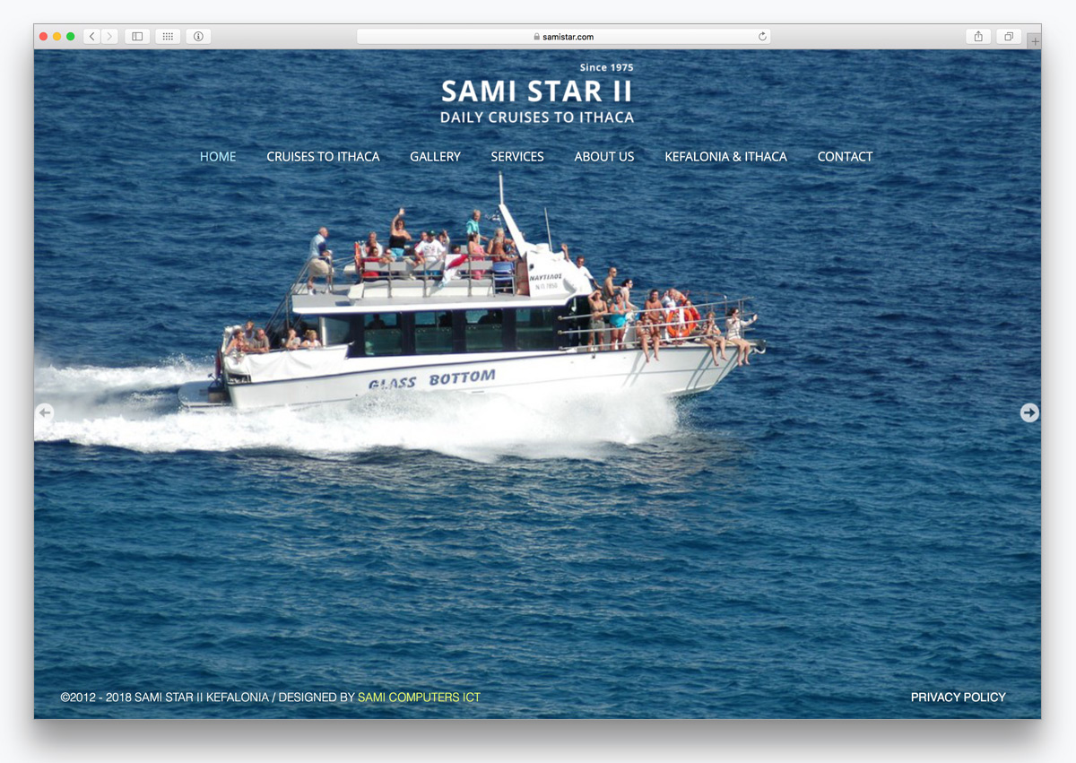 2samistar kefalonia websites