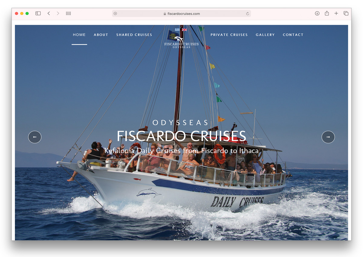 fiscardo cruises kefalonia website