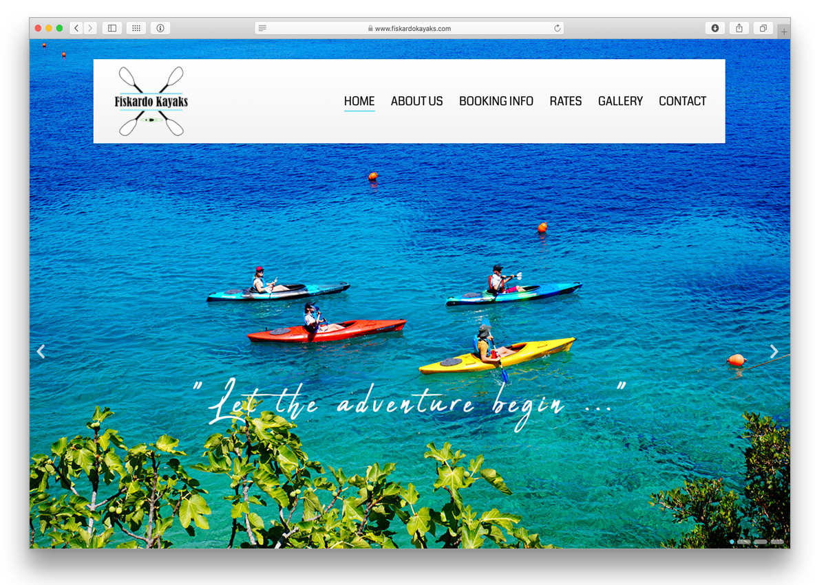 kefalonia website kayak