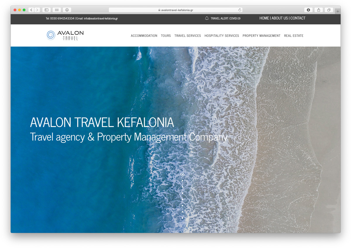 kefalonia website travel agency