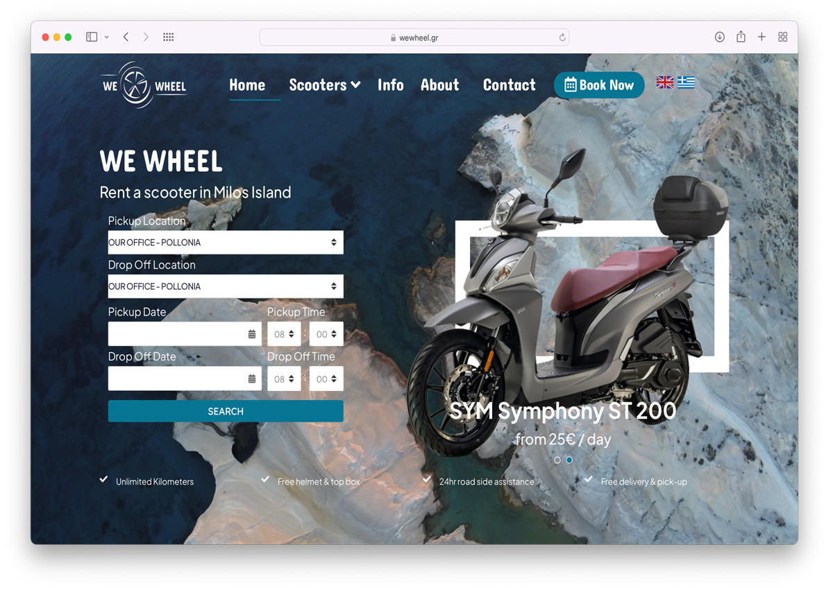 kefalonia website we wheel