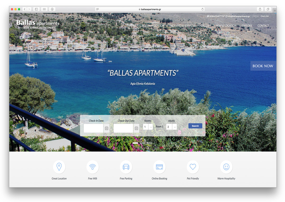 kefalonia websites ballas apartments kefalonia