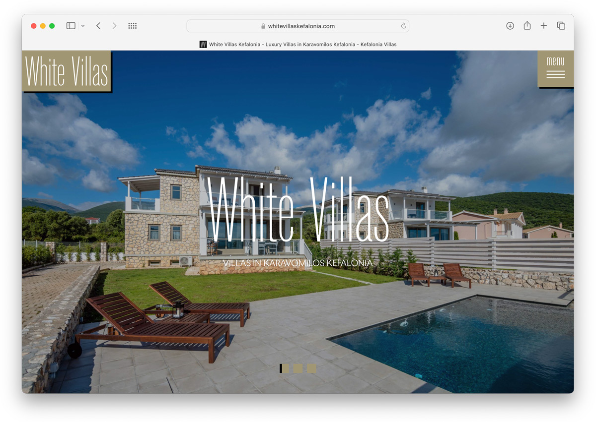 white villas kefalonia